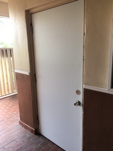 Tivoli Court Laundry Room Door After FCO Repair